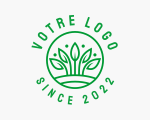 Eco Farm Gardening  logo design