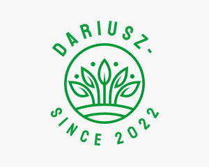 Agriculturist - Eco Farm Gardening logo design