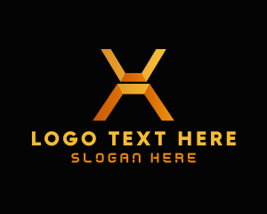 Corporation - Modern Digital Letter X logo design