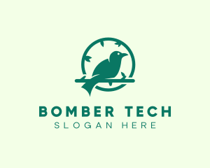 Green Forest Bird logo design