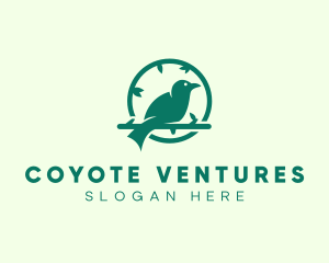 Green Forest Bird logo design