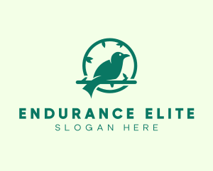 Green Forest Bird logo design