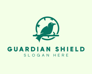 Green Forest Bird logo design