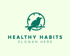 Green Forest Bird logo design