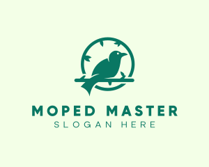 Green Forest Bird logo design