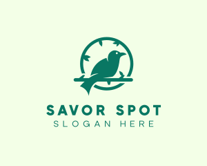 Green Forest Bird logo design