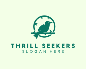 Green Forest Bird logo design