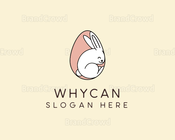 Egg Bunny Rabbit Logo