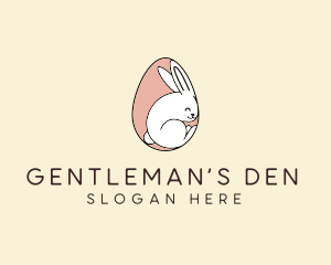 Egg Bunny Rabbit logo design