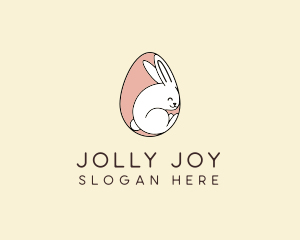 Egg Bunny Rabbit logo design