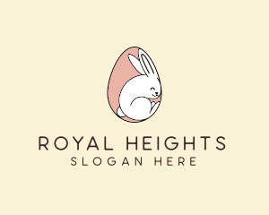 Egg Bunny Rabbit logo design