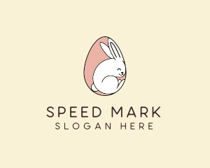 Egg Bunny Rabbit logo design