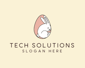 Celebration - Egg Bunny Rabbit logo design