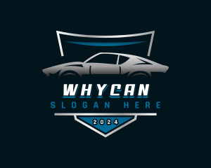 Sedan - Sports Car Shield logo design