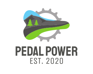 Mountain Bike Seat logo design