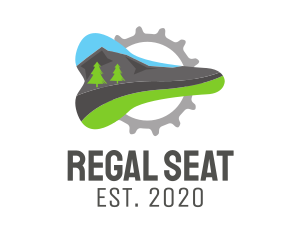 Mountain Bike Seat logo design