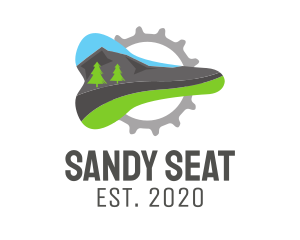 Mountain Bike Seat logo design