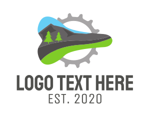 Sporting Goods - Mountain Bike Seat logo design