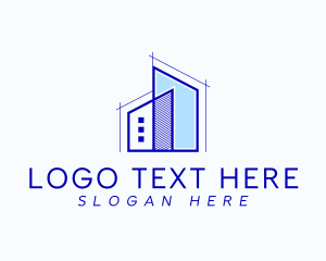 Engineer - Architect House Building logo design