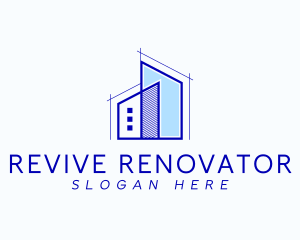 Renovator - Architect House Building logo design