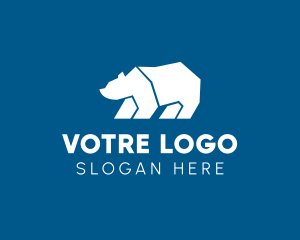 Wildlife Polar Bear  Logo
