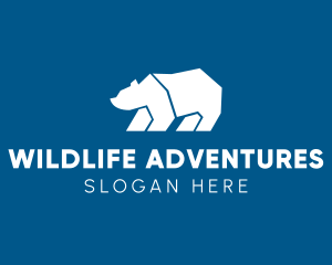 Wildlife Polar Bear  logo design