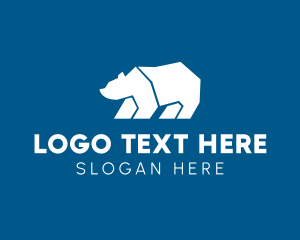 Alaska - Wildlife Polar Bear logo design