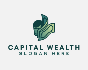 Capital - Money Cash Bill logo design