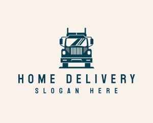 Truck Vehicle Transportation logo design