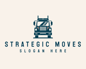 Truck Vehicle Transportation logo design