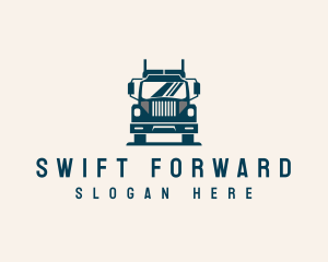 Forwarder - Truck Vehicle Transportation logo design