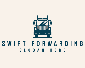 Truck Vehicle Transportation logo design