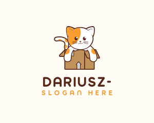 Cute Cat Box Logo