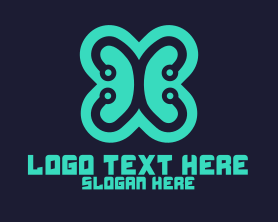 Technology - Technology Letter X logo design