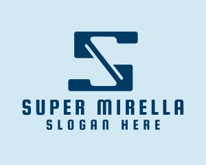 Super Tech Letter S logo design