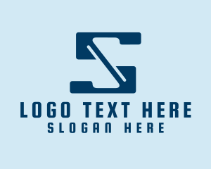 It Company - Super Tech Letter S logo design