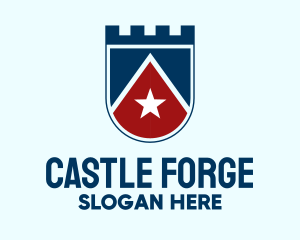 Star Castle Tower logo design