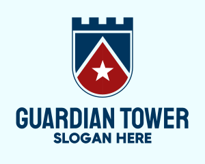 Star Castle Tower logo design