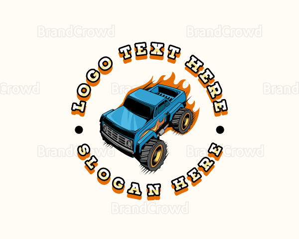 Monster Truck Racing Logo