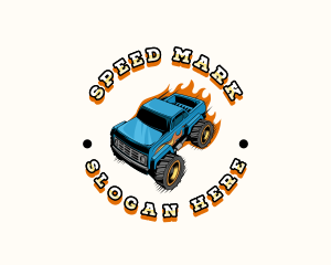 Monster Truck Racing logo design