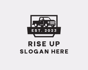 Pick Up Truck Vehicle logo design