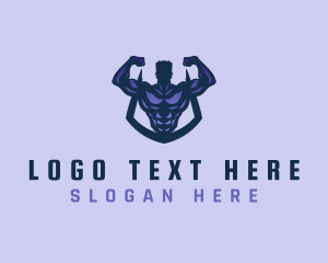 Bodybuilding - Fitness Man Bodybuilder logo design