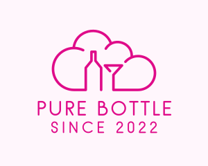 Bottle - Bottle Cocktail Cloud logo design