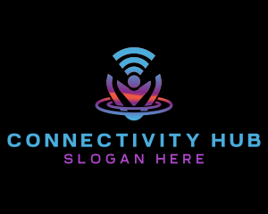 Wifi - Wifi Location Signal logo design
