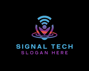 Signal - Wifi Location Signal logo design