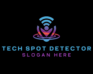 Wifi Location Signal logo design