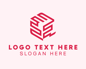 Solutions - 3D Cargo Box logo design