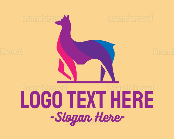 Colorful Alpaca Sunglasses Logo