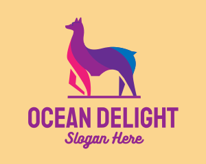 Colorful Alpaca Sunglasses Logo