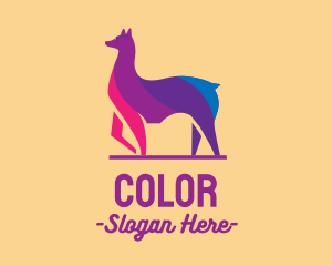 Colorful Alpaca Sunglasses logo design